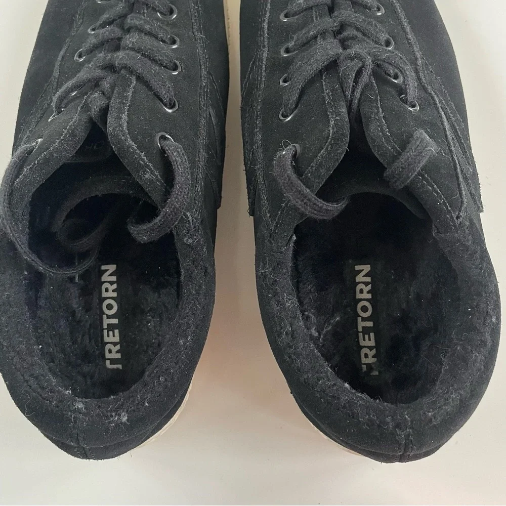 TRETORN Tretorn Nylite 35 Plus Suede Faux Fur Lined Sneaker Size 9.5